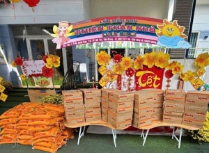 Mầm non Little Angel Mỹ Tho tổ chức từ thiện - Lan tỏa yêu thương 2026.