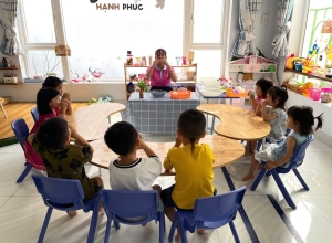 Quả bóng trốn ở đâu? – Mầm non Little Angel Mỹ Tho