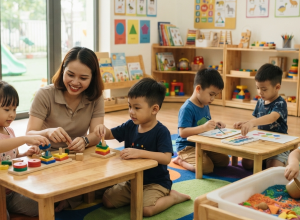 Chương trình cho trẻ 3–4 tuổi nên tập trung vào những kỹ năng nào?