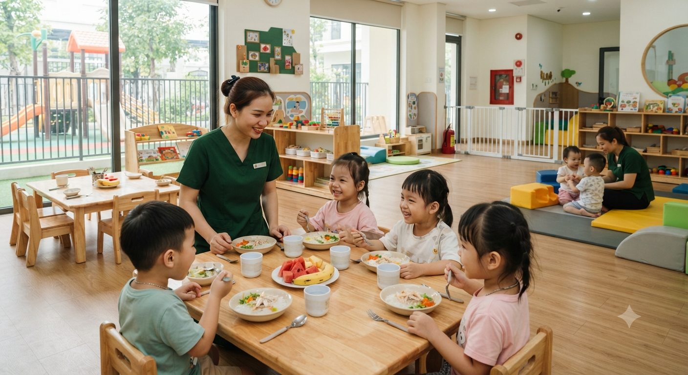 Cơ sở vật chất, chế độ dinh dưỡng và sự an toàn